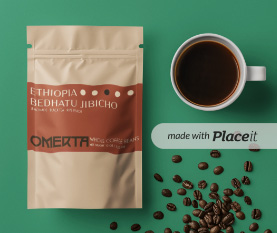 Coffee Label Mockup